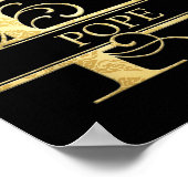 Papst Name _1  Poster (Ecke)