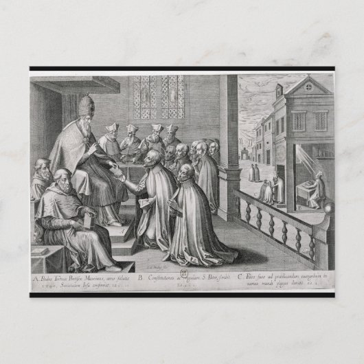 Papst Paul III Postkarte (Vorderseite)