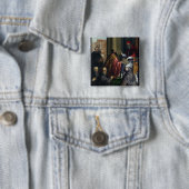 Papst Paul IV ein Statut überreichend Button (Beispiel)