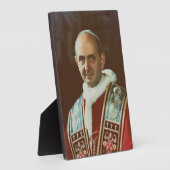 Papst Paul VI Bischof von Rom Fotoplatte (Seite)