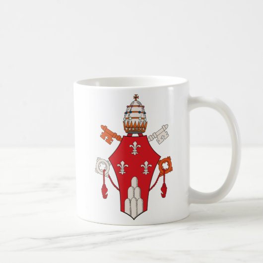 Papst- Paul VI.Tasse Kaffeetasse (Rechts)