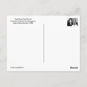 Papst Paul VI. und Patriarch Athenagoras Postkarte (Rückseite)