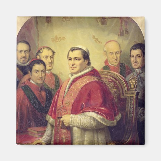 Papst Pius IX 1847 Magnet (Vorne)