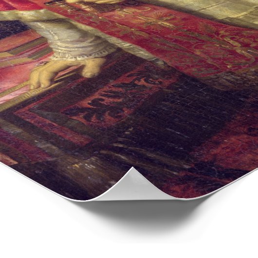 Papst Pius IX 1847 Poster (Ecke)