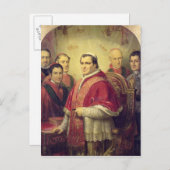 Papst Pius IX 1847 Postkarte (Vorne/Hinten)