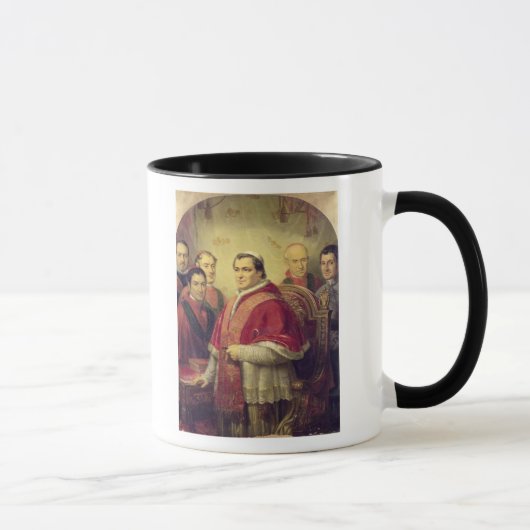 Papst Pius IX 1847 Tasse (Rechts)