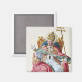 Papst Pius VI (1717-1999) von "Receuil des Estampe Magnet (Vorderseite/Rückseite)