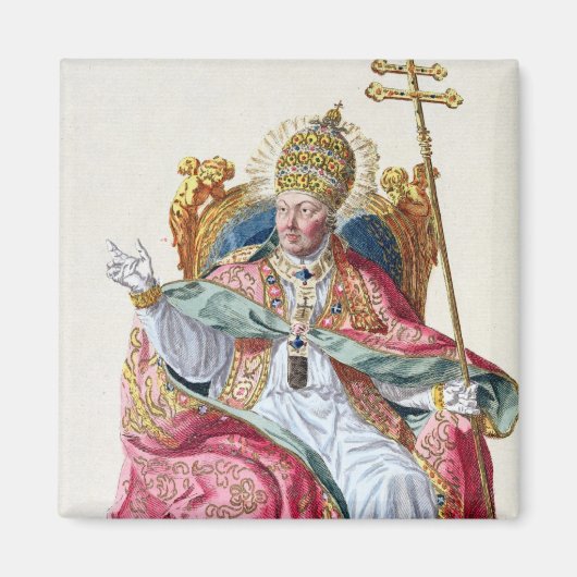 Papst Pius VI (1717-1999) von "Receuil des Estampe Magnet (Vorne)