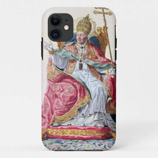 Papst Pius VI (1717-99) von 'Receuil DES Estampes, Case-Mate iPhone Hülle (Rückseite)