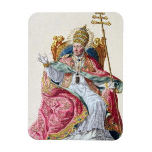 Papst Pius VI (1717-99) von 'Receuil DES Estampes, Magnet
