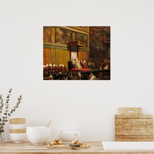 Papst Pius VI - Jean-Auguste - Ingres Kunst Poster (Küche)
