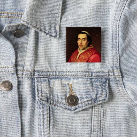 Papst Pius VII Button (Beispiel)