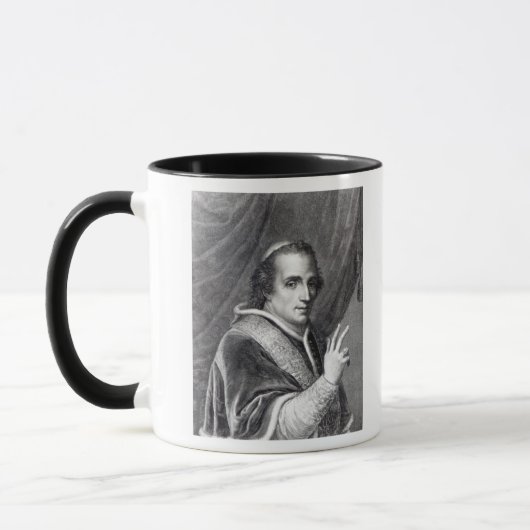 Papst Pius VII, graviert von Rafaello Morghen Tasse (Links)