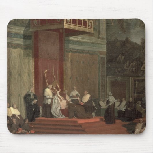 Papst Pius VII (Luigi Barnaba Chiaramonti) Mousepad (Vorne)