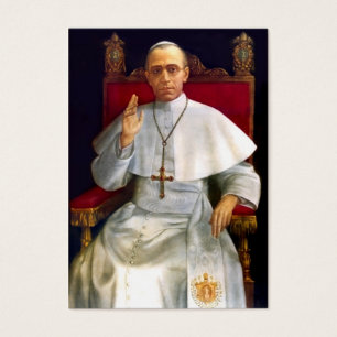 Papst Pius XII. Gebet-Karte
