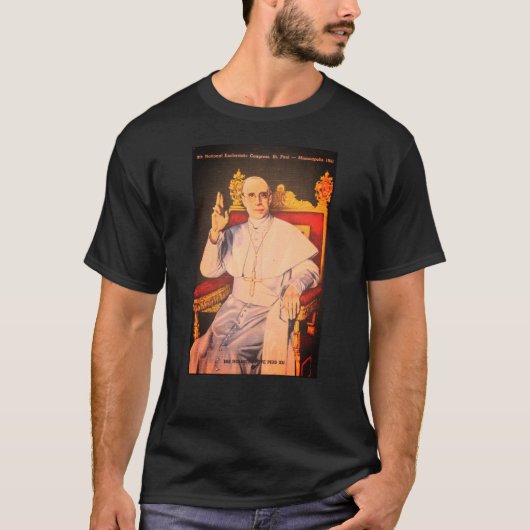 Papst Pius XII., Souverän des Staat der Vatikansta T-Shirt (Vorderseite)