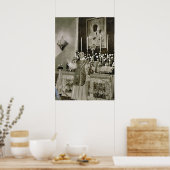 Papst Pius XII Sprichwort Messe, Castel Gandolfo Poster (Küche)
