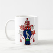 Papst- Pius XII.Tasse Kaffeetasse (Links)