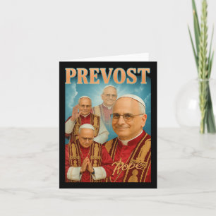 Papst Prevost Christliches Katholisches Shirt Paps Karte