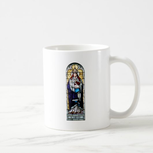 Papst Saint Gregory das große - Buntglas Kaffeetasse (Rechts)