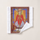 Papst Saint Gregory I. Dialoge Badhandtuch Set (Waschlappen)