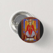 Papst Saint Gregory I. Dialoge Button (Vorne & Hinten)