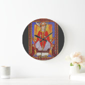 Papst Saint Gregory I. Dialoge Große Wanduhr (Zuhause)