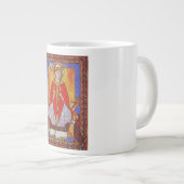 Papst Saint Gregory I. Dialoge Jumbo-Tasse (Vorderseite Rechts)
