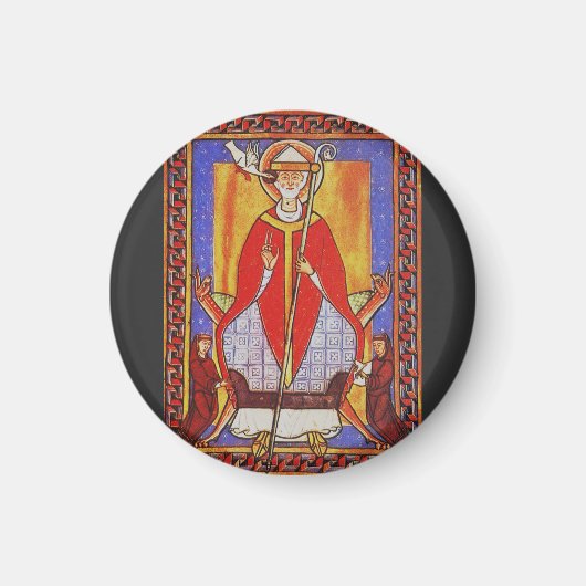 Papst Saint Gregory I. Dialoge Magnet (Vorne)