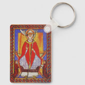 Papst Saint Gregory I. Dialoge Schlüsselanhänger (Rückseite)