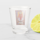 Papst Saint Gregory I. Dialoge Schnapsglas (Rückseite)