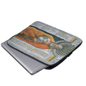 Papst Saint Sixtus II von Sandro Botticelli Laptopschutzhülle (Vorne Knopf)