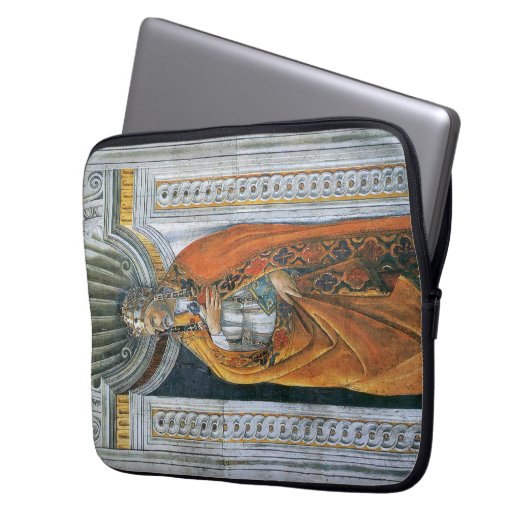 Papst Saint Sixtus II von Sandro Botticelli Laptopschutzhülle (Vorderseite Links)