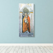 Papst Saint Sixtus II von Sandro Botticelli Leinwanddruck (Insitu (Holzboden))