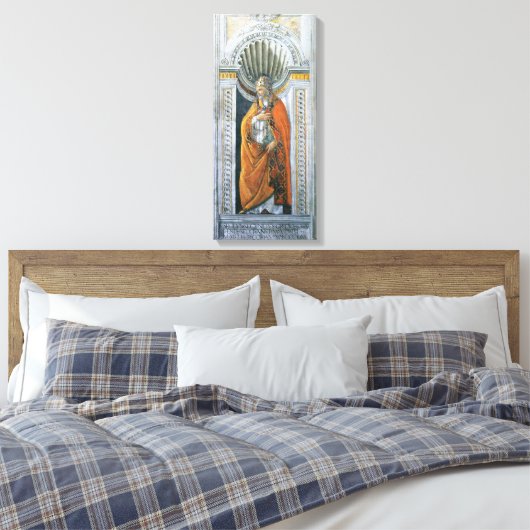 Papst Saint Sixtus II von Sandro Botticelli Leinwanddruck (Insitu (Schlafzimmer))