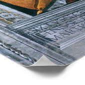 Papst Saint Sixtus II von Sandro Botticelli Poster (Ecke)