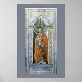 Papst Saint Sixtus II von Sandro Botticelli Poster