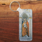 Papst Saint Sixtus II von Sandro Botticelli Schlüsselanhänger (Vorderseite)