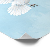 Papst Sankt Fabian: Das Zeichen der Taube Poster (Ecke)