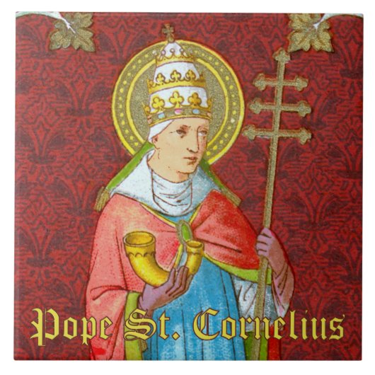 Papst St. Cornelius (SAU 042) Fliese (Vorderseite)