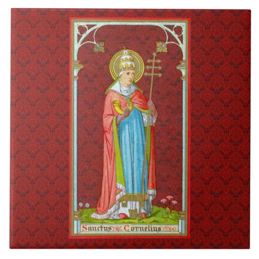 Papst St. Cornelius (SAU 042) Fliese (Vorderseite)