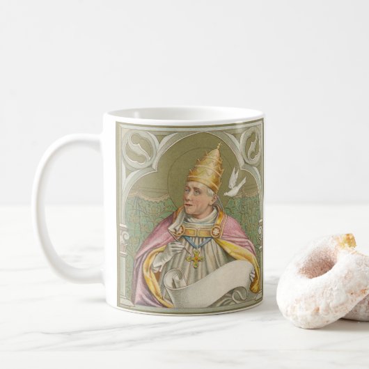Papst St. Gregor der Große (M 067) Kaffeetasse (Mit Donut)