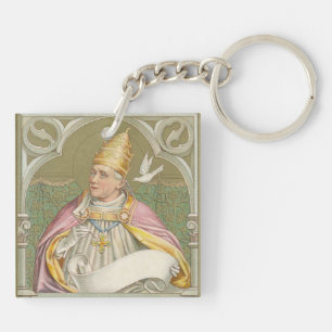 Papst St. Gregor der Große (M 067) Schlüsselanhänger