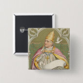 Papst St. Gregory der Große (M 067) Button (Vorne & Hinten)