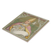 Papst St. Gregory der Große (M 067) Fliese (Seite)