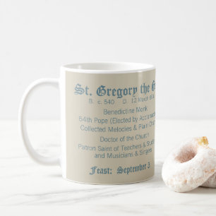 Papst St. Gregory der Große (M 067) Kaffeetasse