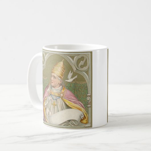 Papst St. Gregory der Große (M 067) Kaffeetasse (Vorderseite Links)