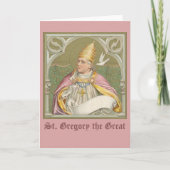 Papst St. Gregory der Große (M 067) Karte (Vorderseite)
