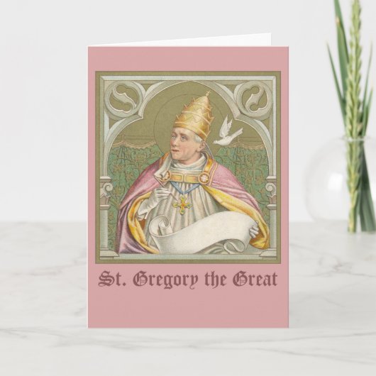 Papst St. Gregory der Große (M 067) Karte (Vorderseite)