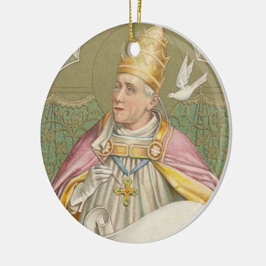 Papst St. Gregory der Große (M 067) Keramik Ornament (Links)